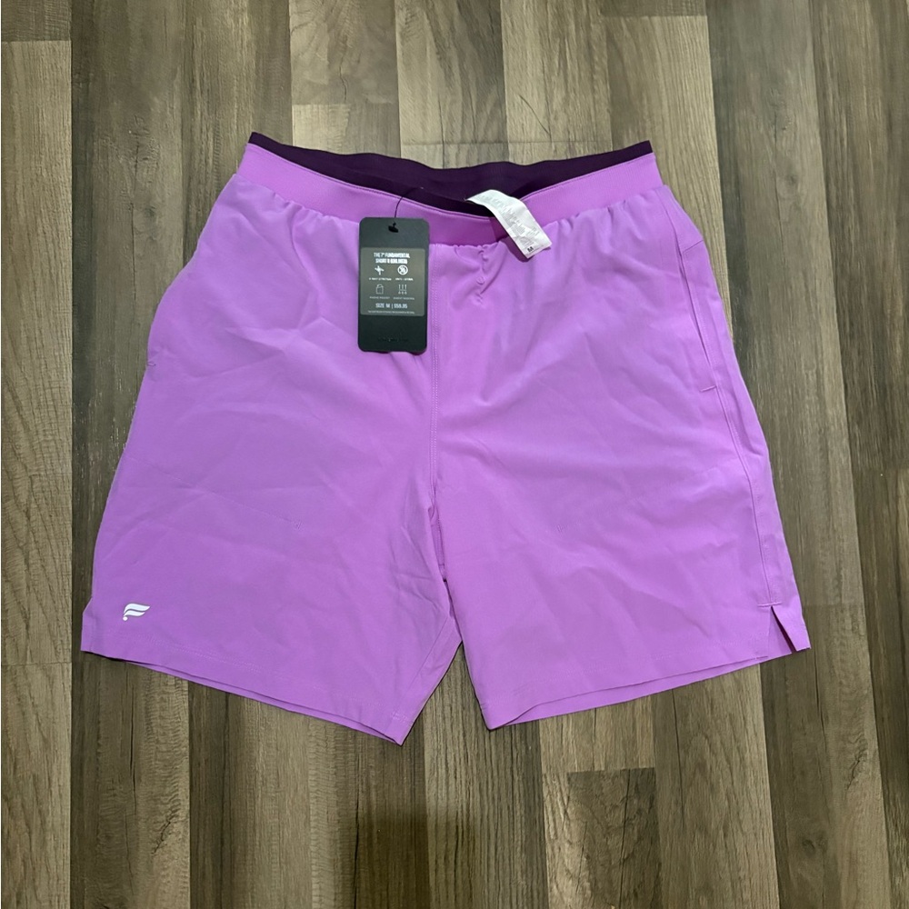 Fabletics Men's Lavender Athletic Shorts
